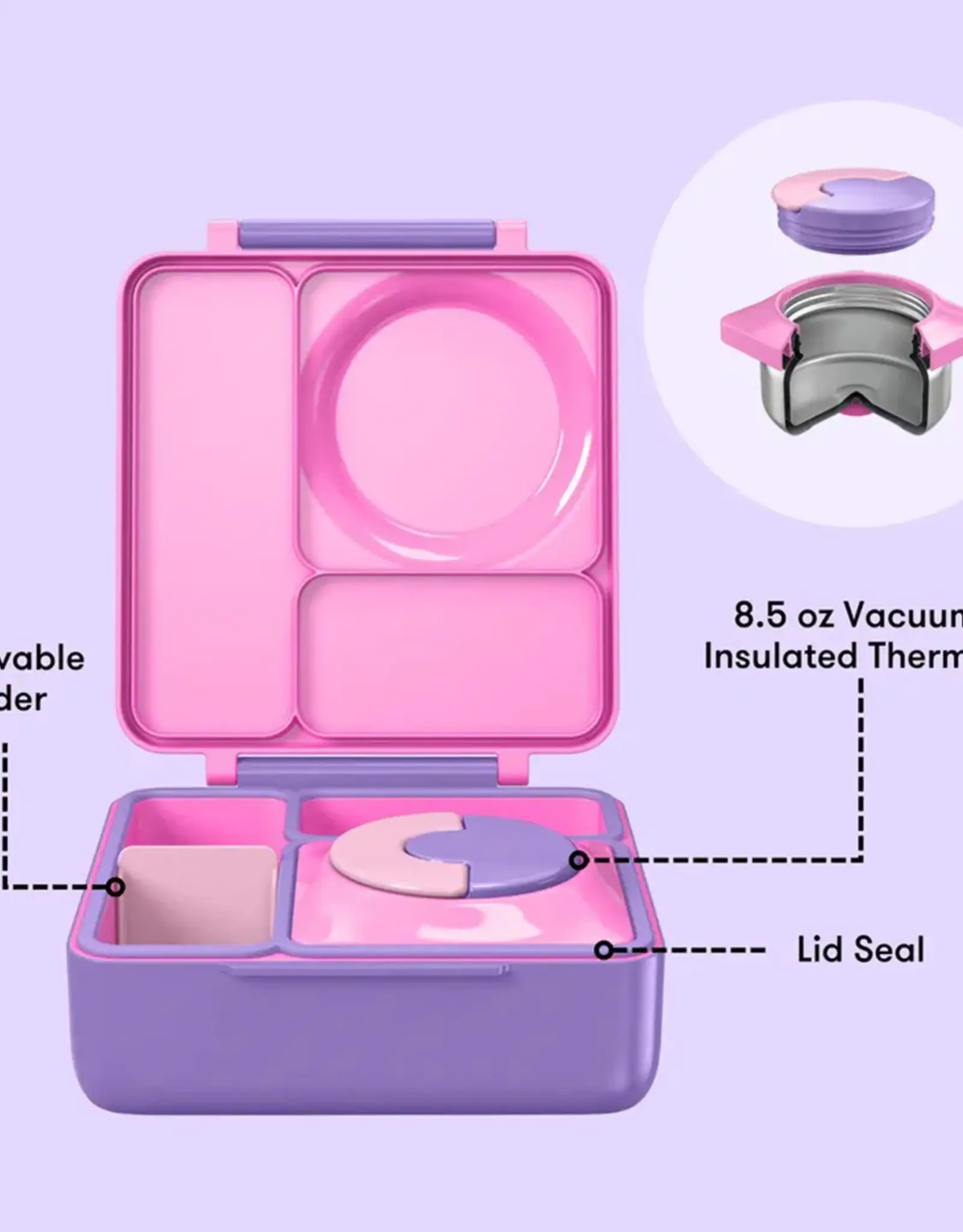 OmieLife OmieLife Bentobox - Unicorn Pink