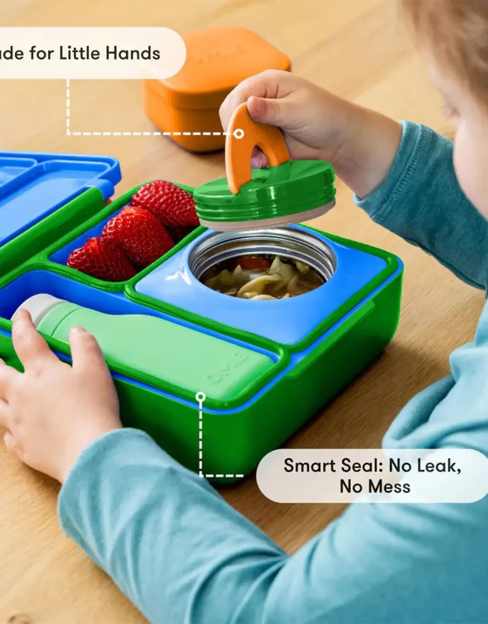 OmieLife OmieLife Bentobox - Monster Blue