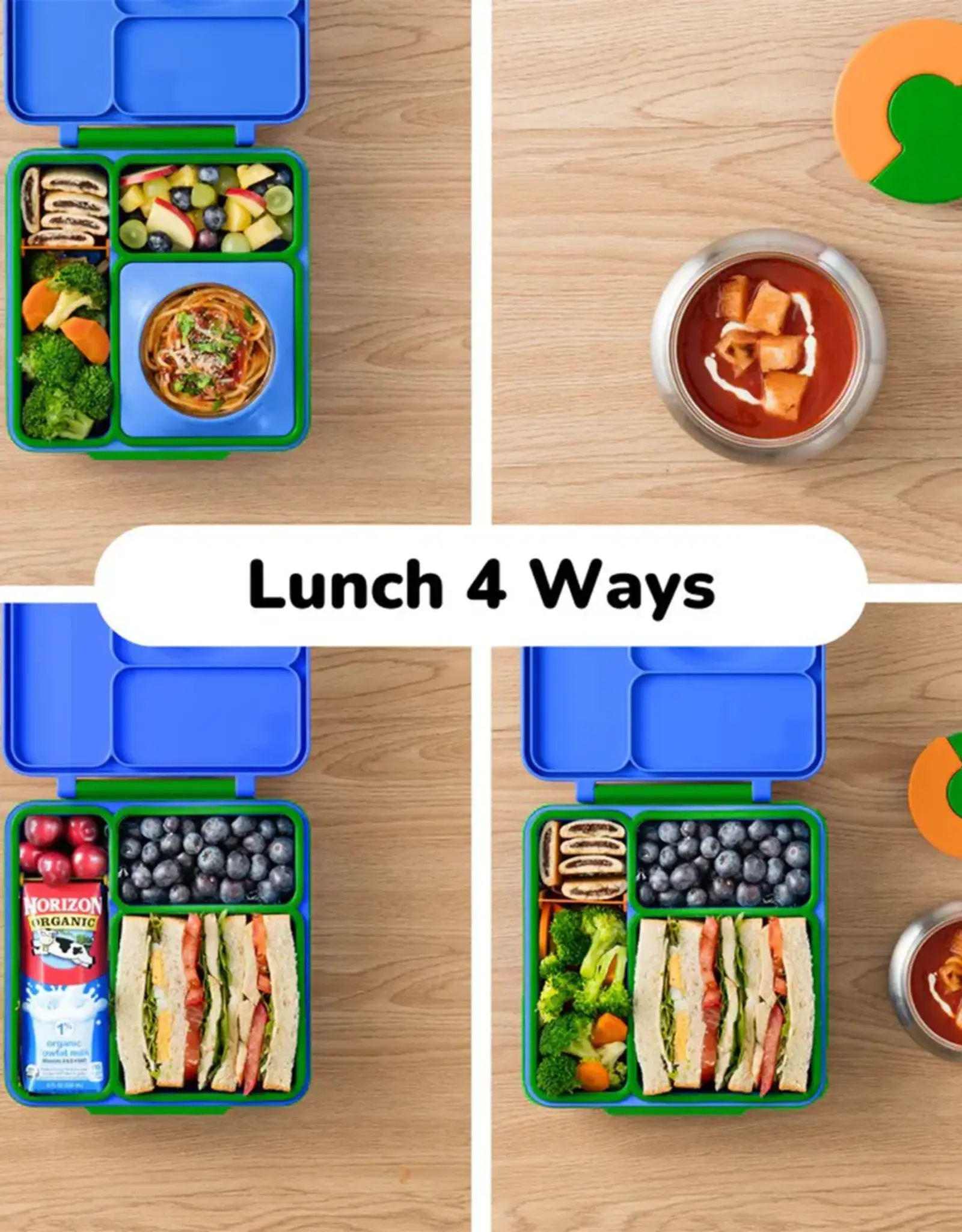 OmieLife OmieLife Bentobox - Monster Blue