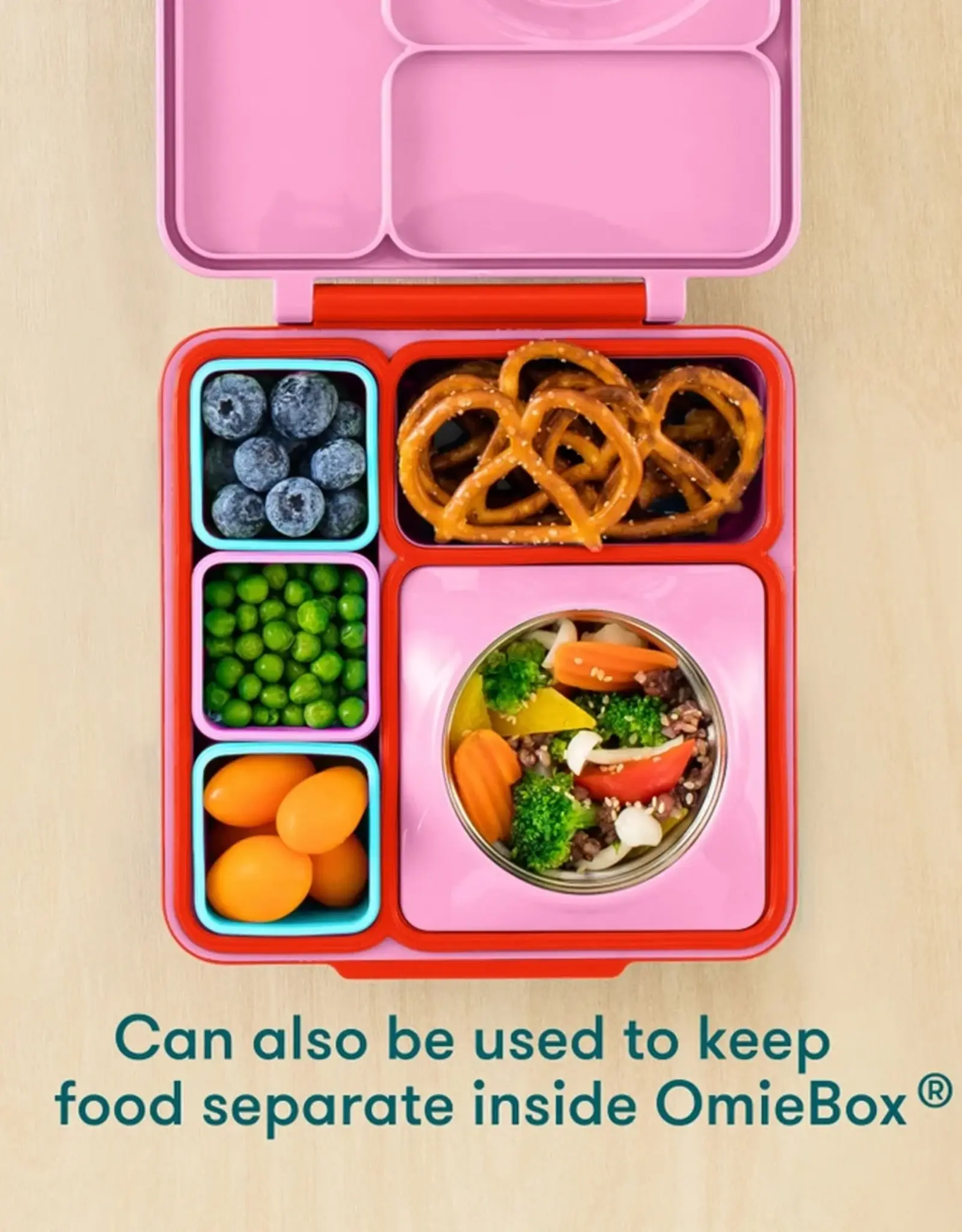 OmieLife OmieDip - Roos/Paars