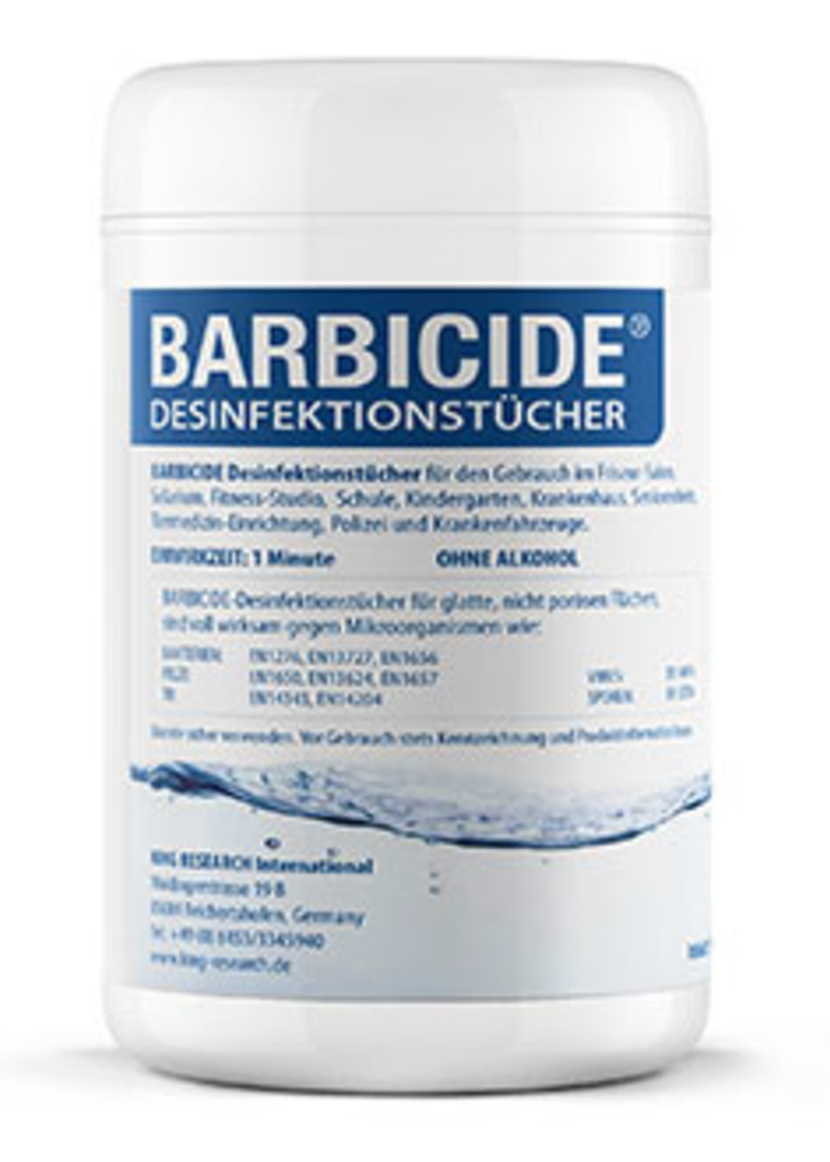 Barbicide Barbicide Desinfectiedoekjes 120 Stuks