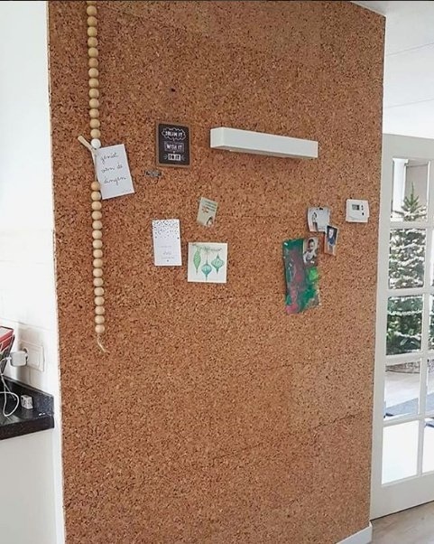Rustiek - Pinnwand Korkplatte - 60 x 30 cm - 8mm Stärke