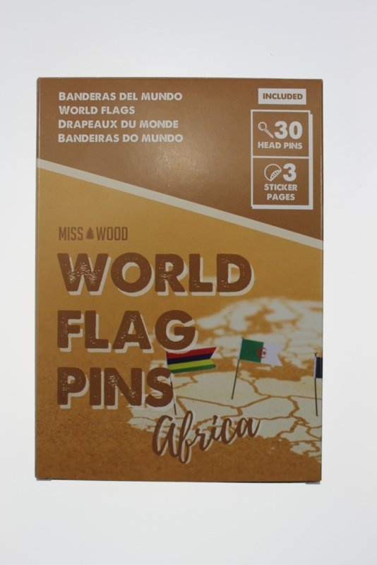 Flaggen-Pins, Fahnen-Pins - AFRIKA - 25 Stück