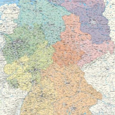 deutschlandkarte kork Kork Pinnwand karte Deutschland   60 x 90 cm   POSTER ✓ Kaufen 