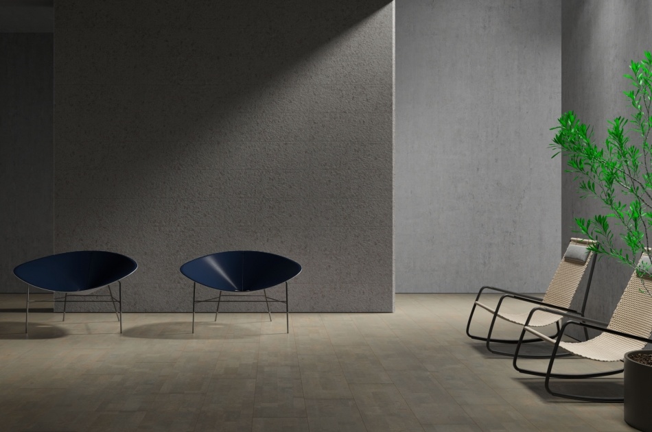 Wandkork ' Mat Basalt' GEWACHST - 4mm. Stärke - Pro m²