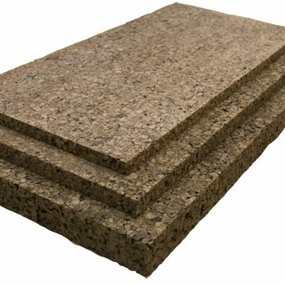 Expandierte Korkplatten - SCHWARZBRAUN - 100 x 50 cm - 40mm Stärke