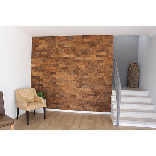 Kork Steinstreifen Wandkorkfliesen  60x30 cm. - pro Stück