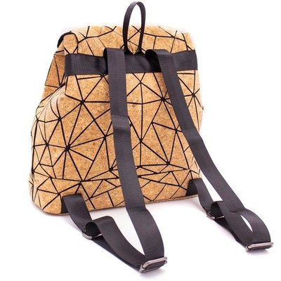 Rucksack aus Kork - Geometrisches Lissabon