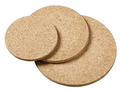 Korkuntersetzer Rund, 8 Cm Durchmesser – Für Gläser Und Tassen, Rutschfest Und Stylisch
