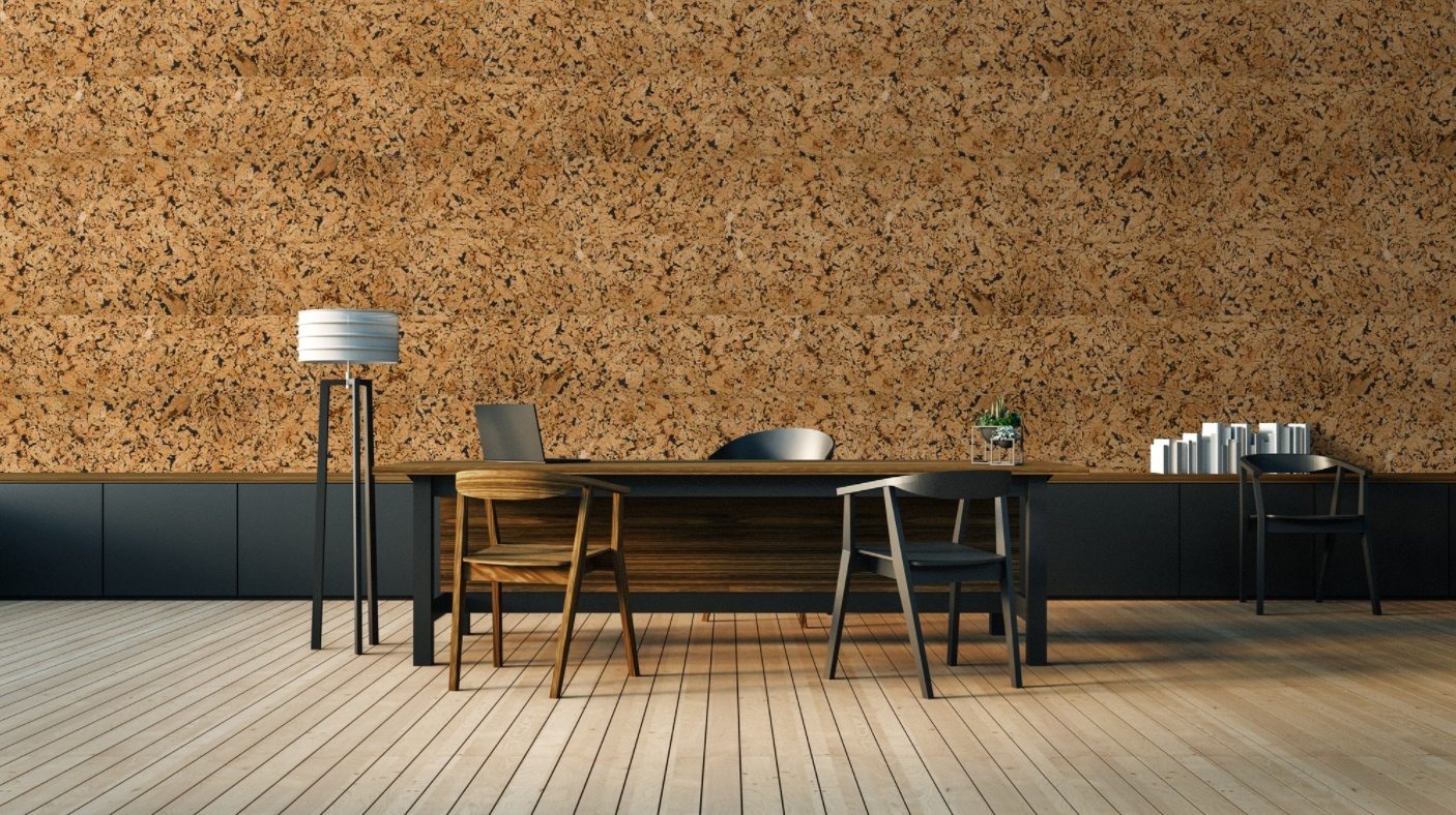 Wandkork - Country Black - 60 x30 cm - 3mm Stärke - Pro m²