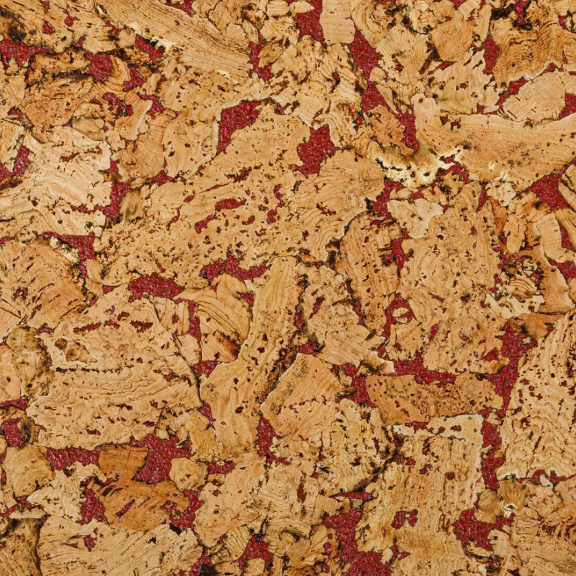 Wandkork - Country Red - 60 x30 cm - 3mm Stärke - Pro m²