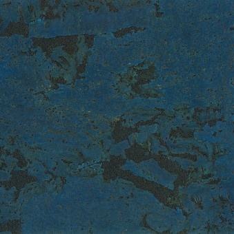 Wandkork 'Navy Blue' GEWACHST - 3mm. Stärke - Pro m²