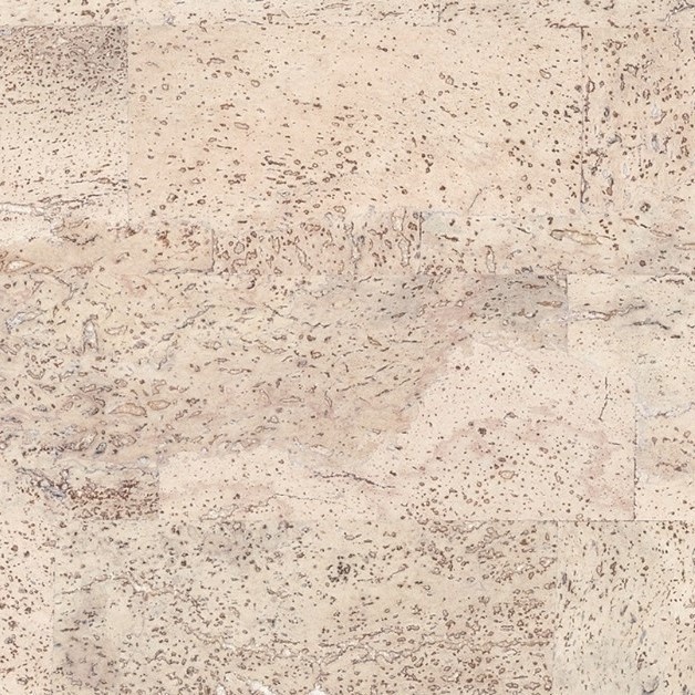 Wandkork 'Element Rustic White' GEWACHST - 60 x 30 cm - 3mm Stärke - pro m²