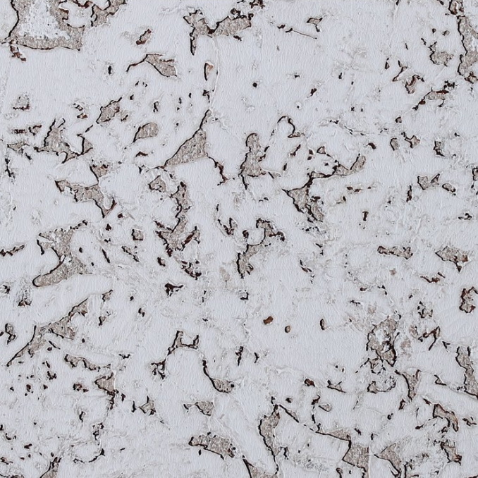 Wand decorationkork - Marmor weiß - 60 x 30 cm - 3mm Stärke - Pro m²