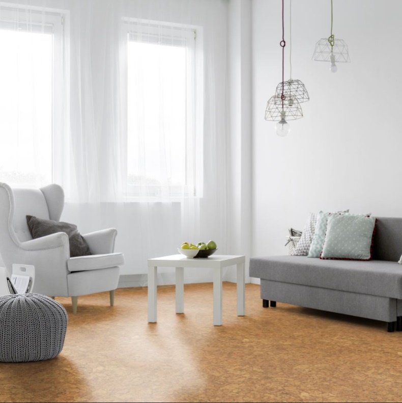 Lackierter korkboden - klebekork - Castello - Pro m²