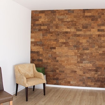 Kork Steinstreifen Wandkorkfliesen  60x30 cm. - pro Stück