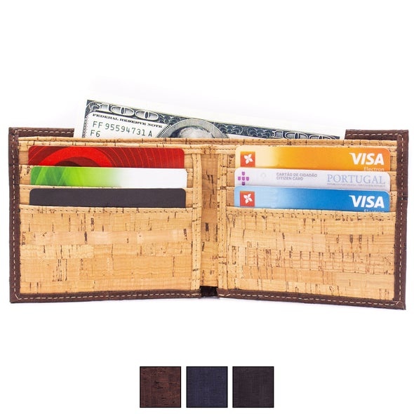 Kork Portemonnaie - Braun