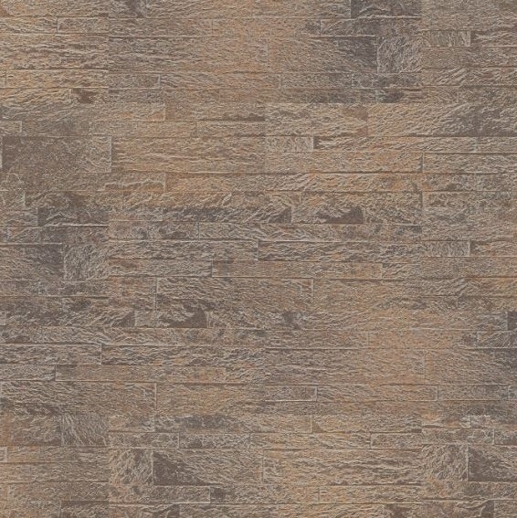 Wandkork Steinstreifen '' Loft Rust Brown '' - pro m²