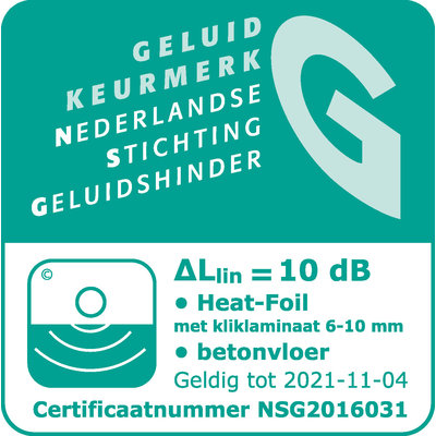 Heat-Foil® 10 dB – Die ideale Trittschalldämmung - pro m²