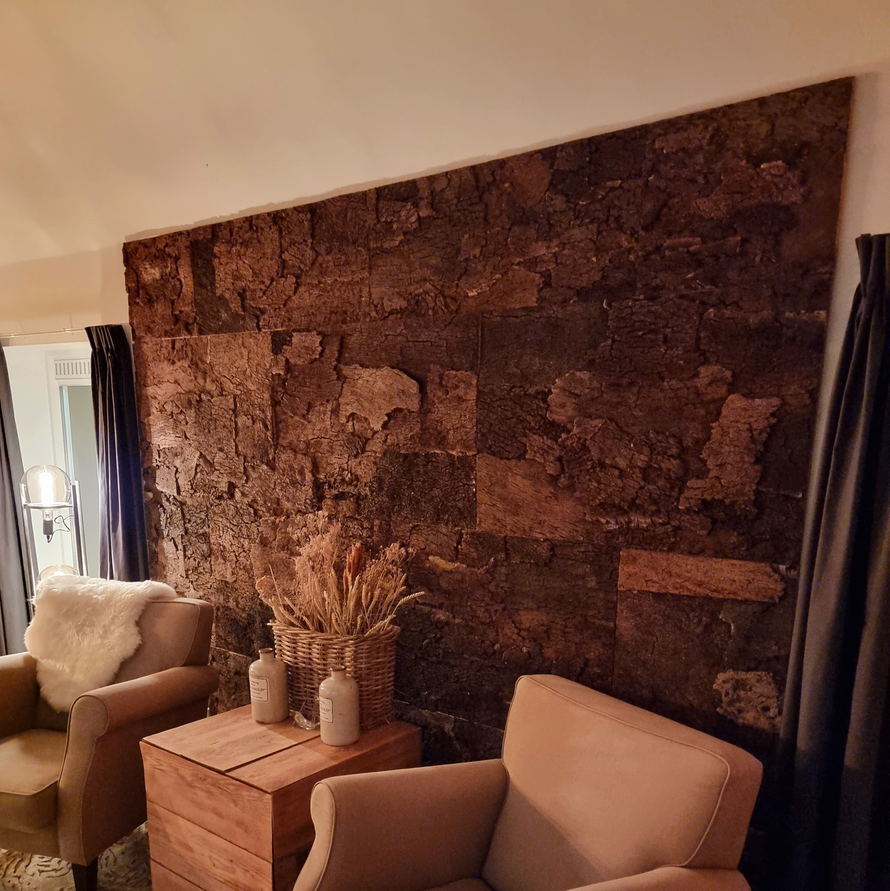 Wandkork platte - Cork Bark - 60 x 90 cm