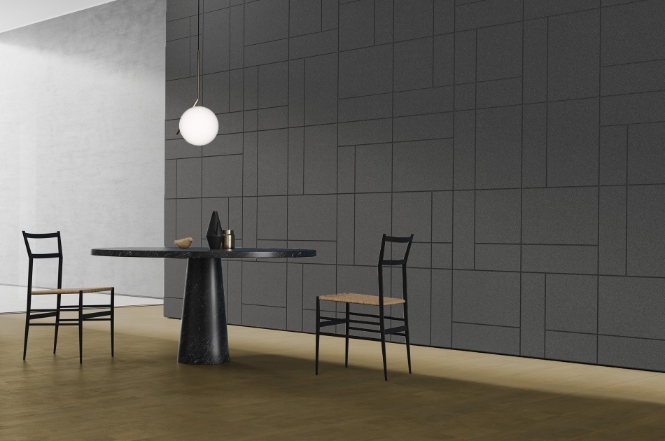 Modularer 3D-Wandkork Modular Smoke -7mm. dick - Pro 7,07 m²