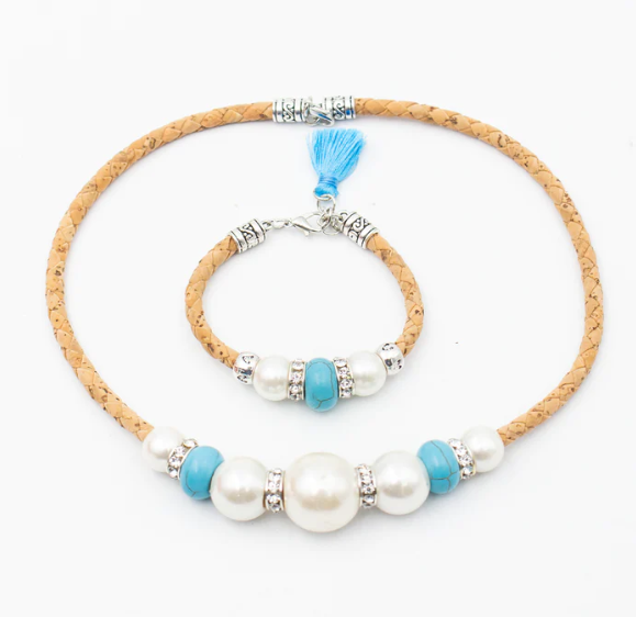 Schmuckset - Joias do Azure - Armband und Halskette