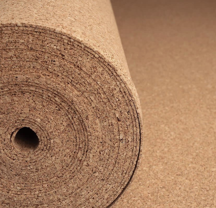 Rollenkork Trittschalldämmung -  Stärke: 2 mm - Breite: 0,5 m - Länge: 10 m