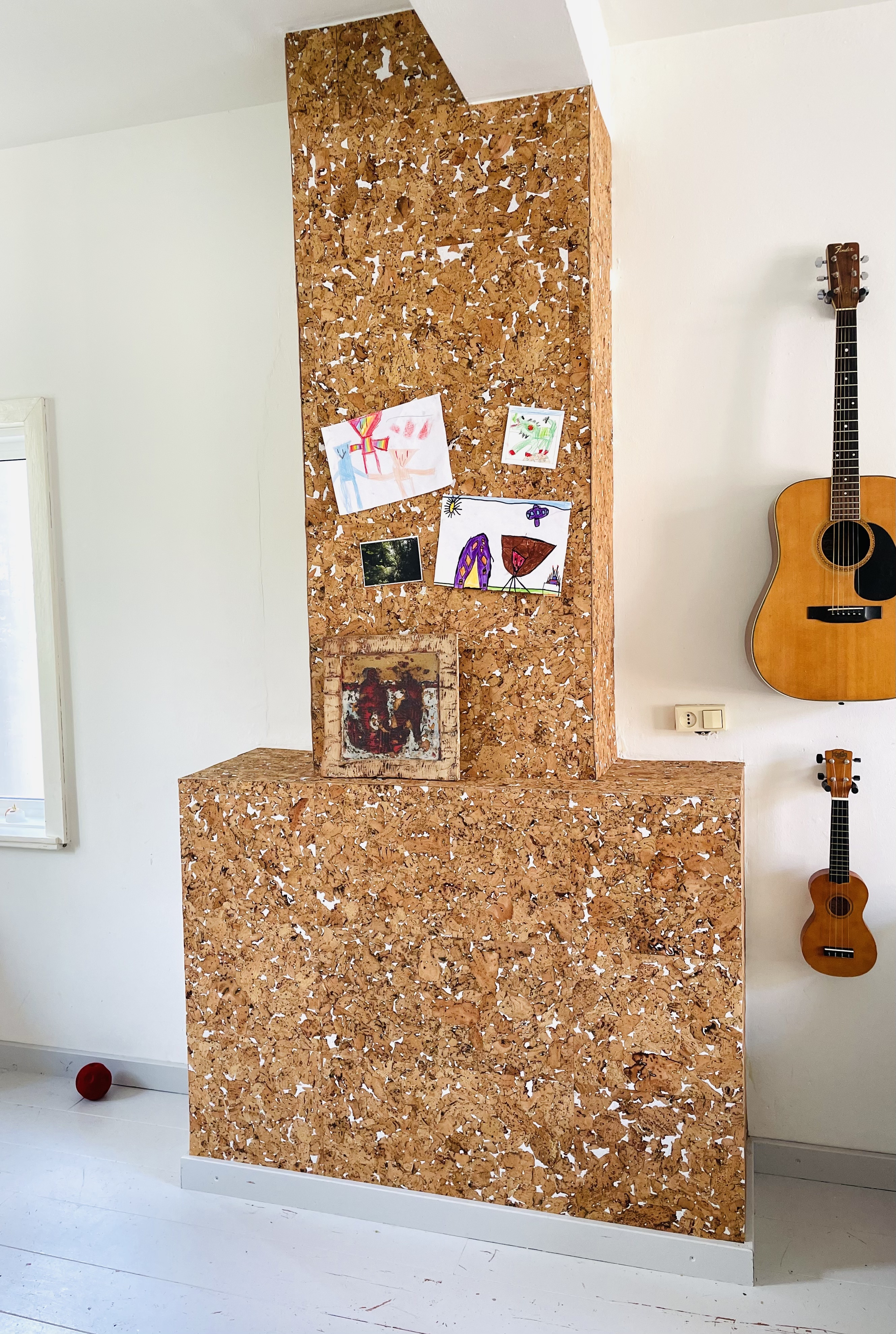 Wandkork - Country White - 60 x30 cm - 3mm Stärke - Pro m²