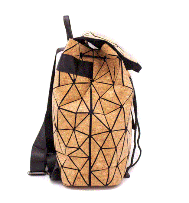 Rucksack aus Kork - Geometrisches Lissabon