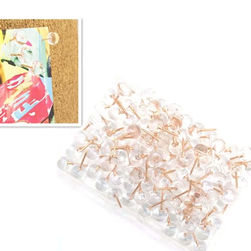 Reißzwecken Rosé Gold – 100 Stück