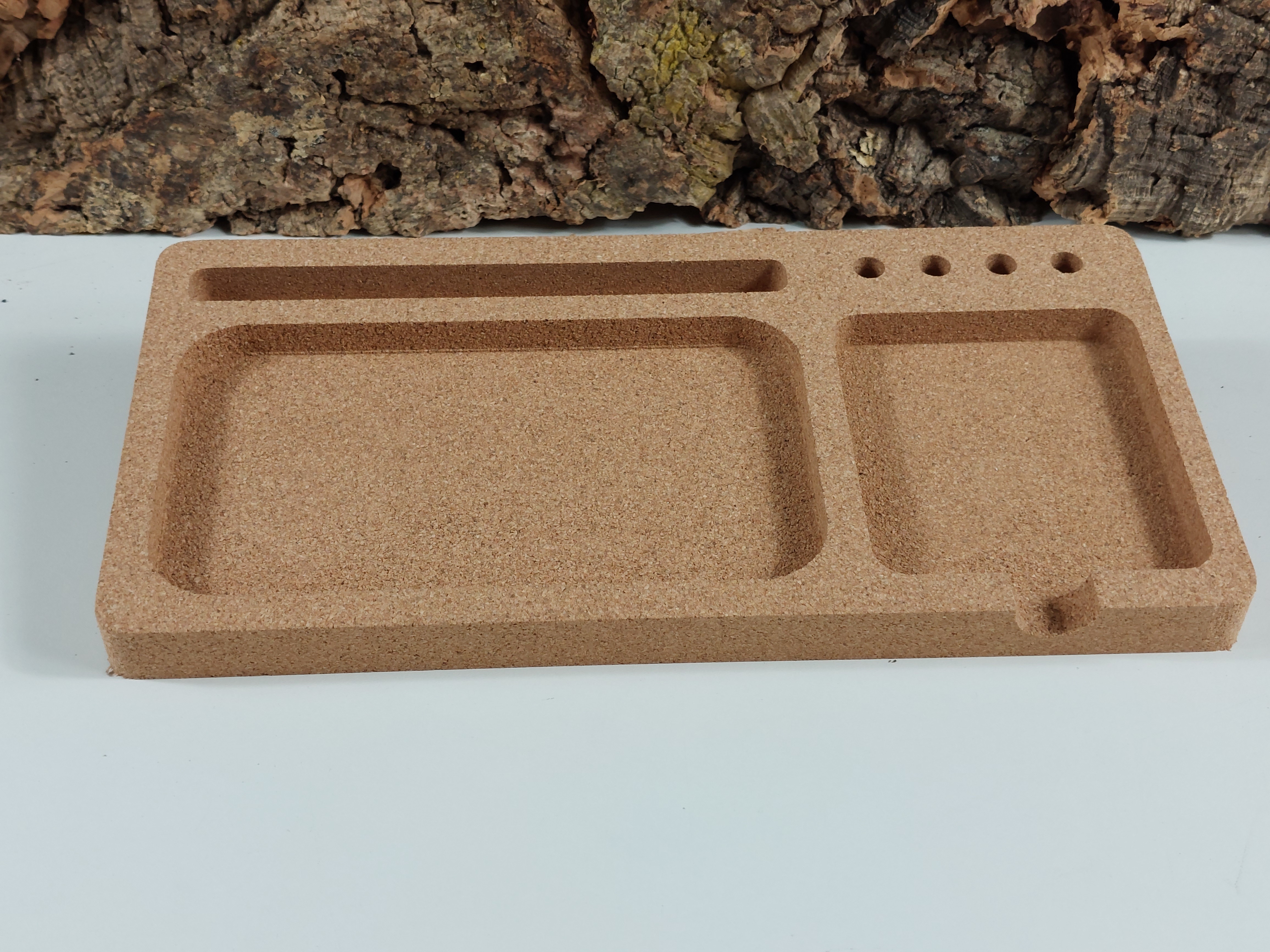 Kork - Schreibtisch Organizer