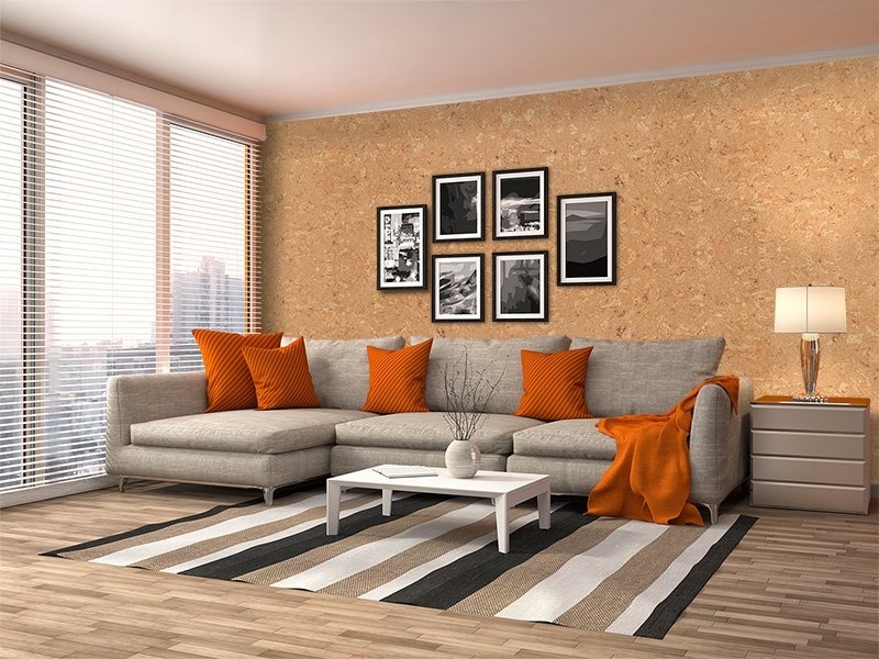 Wandkork - Orion - 60 x30 cm - 3mm Stärke - Pro m²