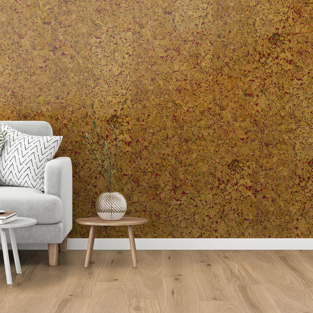Wandkork - Country Red - 60 x30 cm - 3mm Stärke - Pro m²