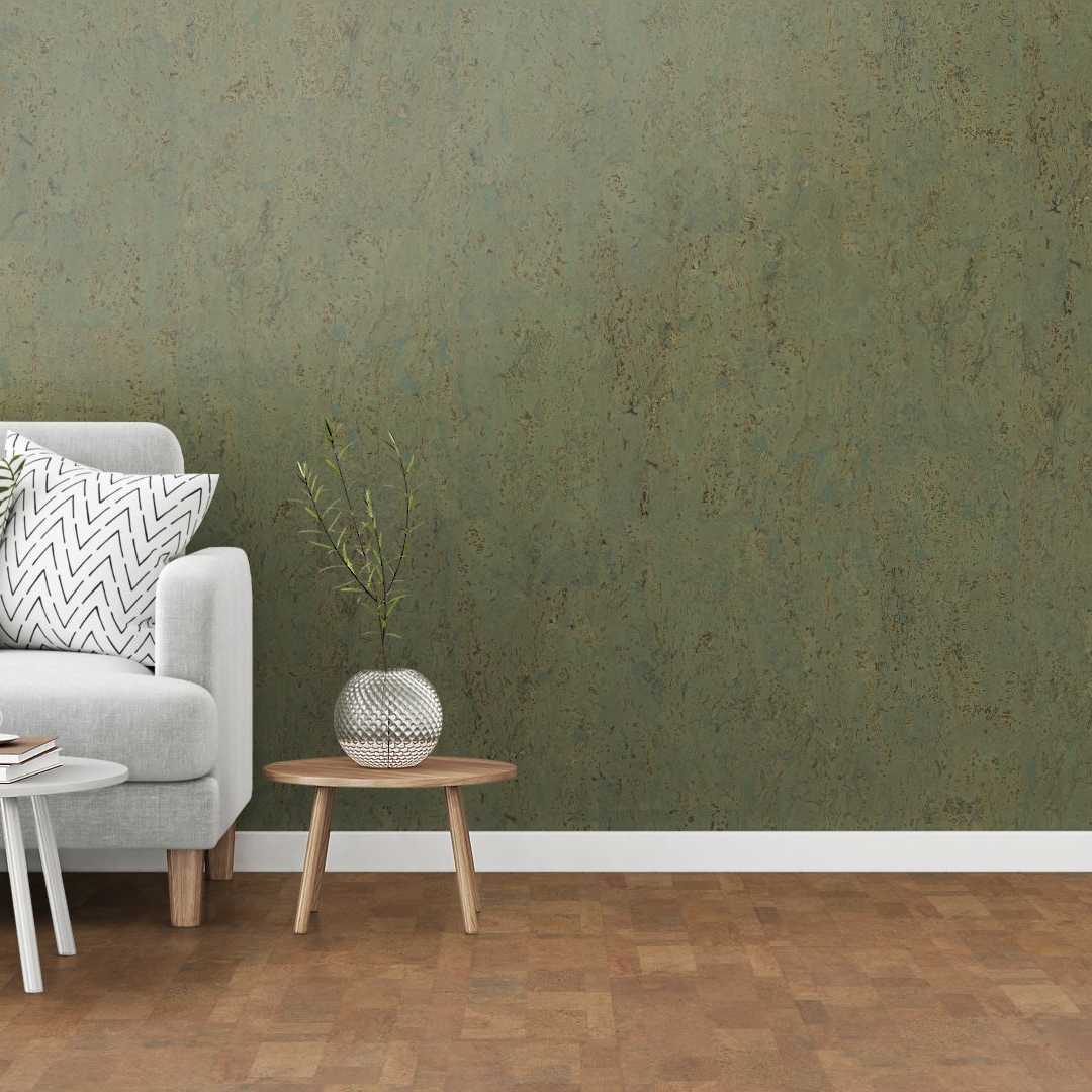 Wandkork 'Rustic Spring' GEWACHST - 3mm. Stärke - pro m²