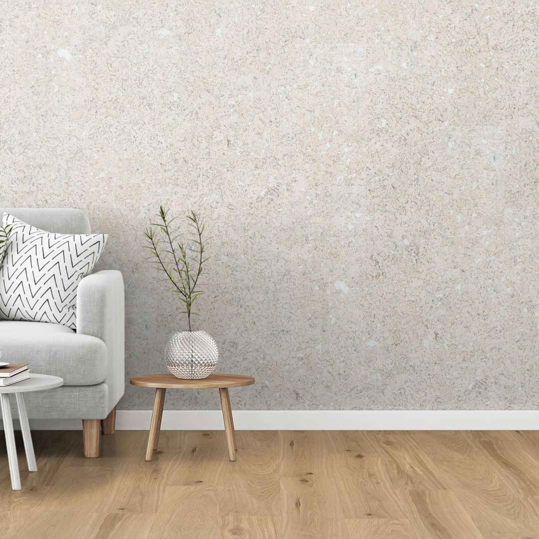 Kork wandfliesen - Country Ivory - 60 x 30 cm - 3mm dik - Pro m²