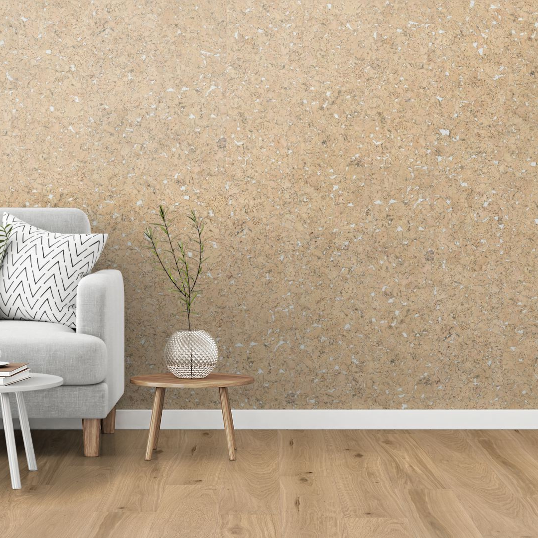 Kork wandfliesen - Country Cream - 60 x 30 cm - 3mm dik - Pro m²