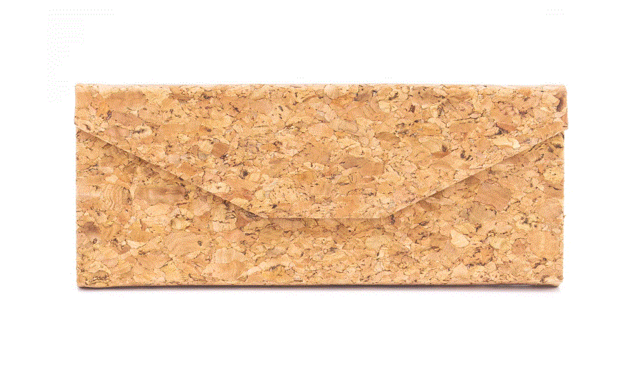 Kork-Sonnenbrille - Damen inklusive Brillenetui