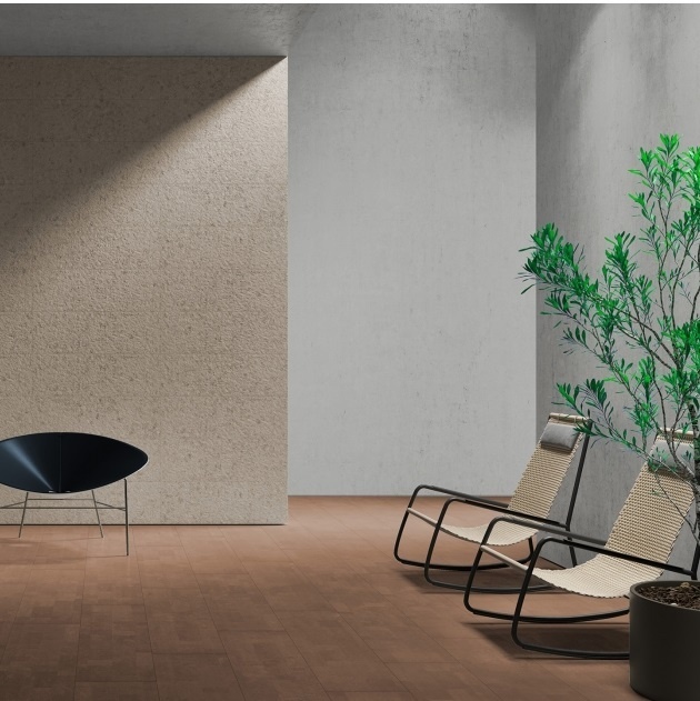 Wandkork ' Mat Limestone ' GEWACHST - 4mm. Stärke - Pro m²