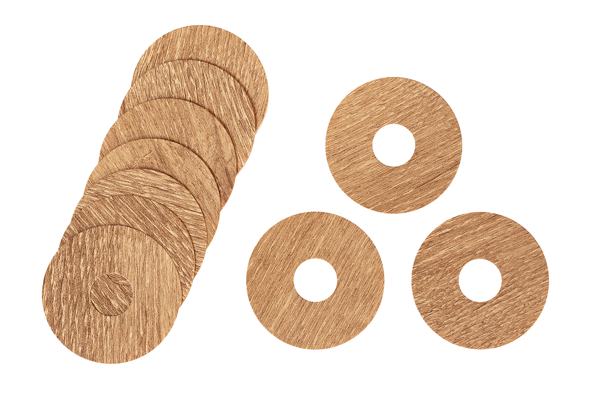 Passende selbstklebende Rosette - 17mm - 10 Stück