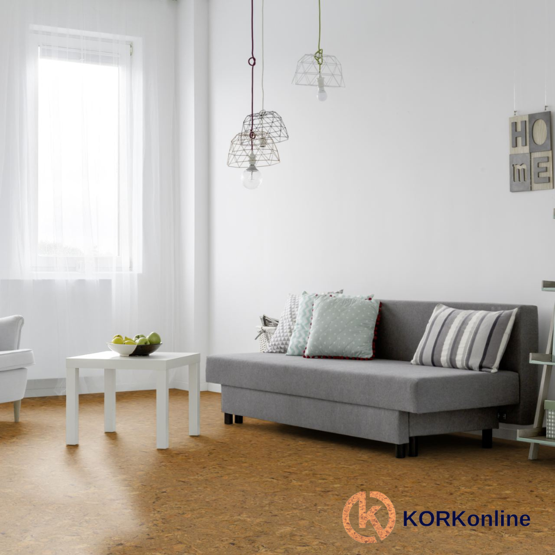 Lackierter korkboden - klebekork - Twist - Pro m²