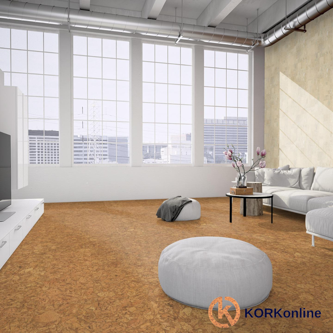 Lackierter korkboden - klebekork - Castello - Pro m²