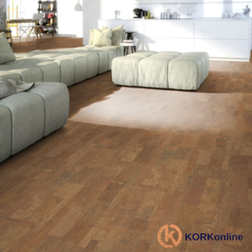 Klebekork '' Element Rustic  '' 60x30cm. 4mm stärke lackiert - Pro m²