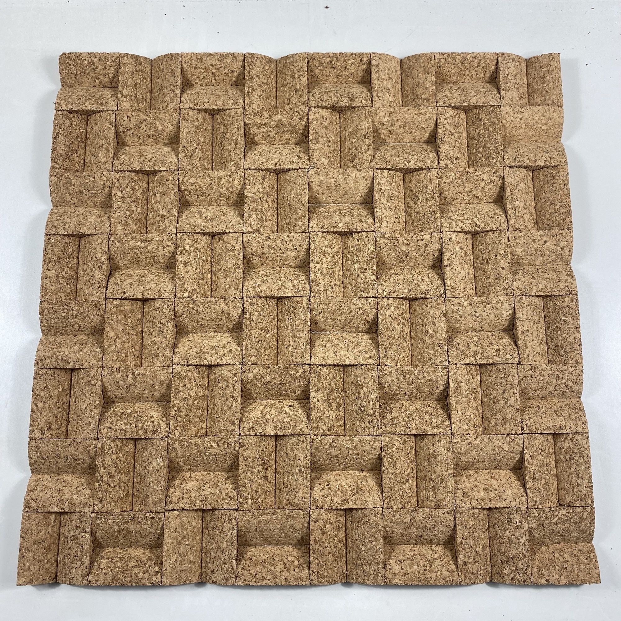 3D Akustische Korkplatten Intarsio Design - 60 x 60 - pro Platte