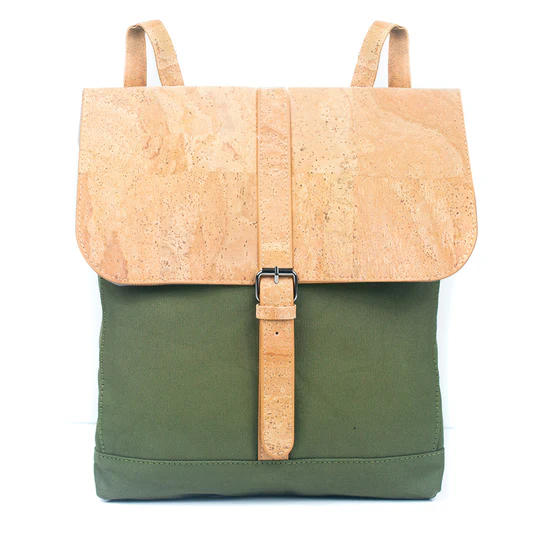 Kork-Laptoptasche - Grün - Frauen