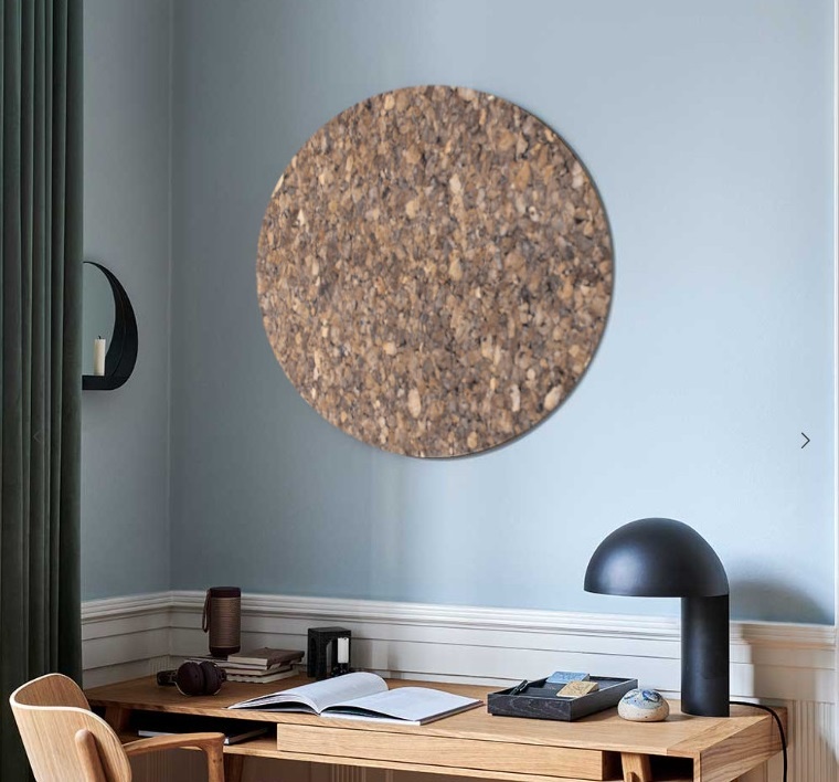 Rundes Design Pinnwand – Country Dark – verschiedene Größen