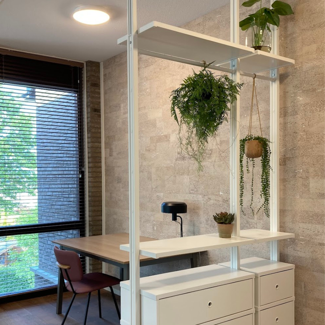 Wandkork 'Element Rustic White' GEWACHST - 60 x 30 cm - 3mm Stärke - pro m²