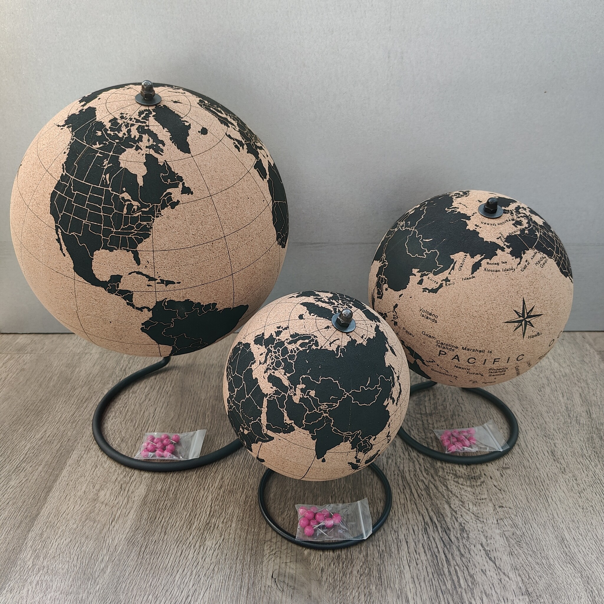 Kork-Globus - Durchmesser 15 cm.