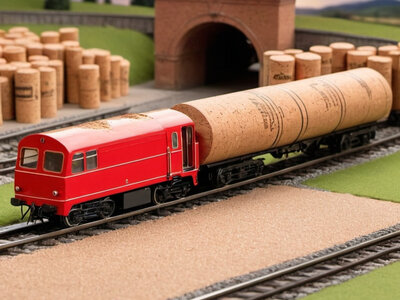 Kork Modell Eisenbahn Schiene Bett Rolle - 1 X 1000mm Länge X 600mm Breit X