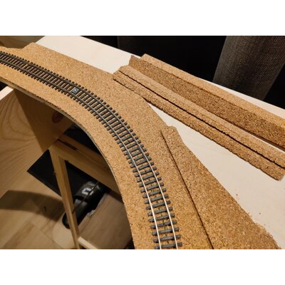 Modellbahn Isolierung auf rolle - Stärke: 4 mm - Breite: 0,5 m - Länge: 10