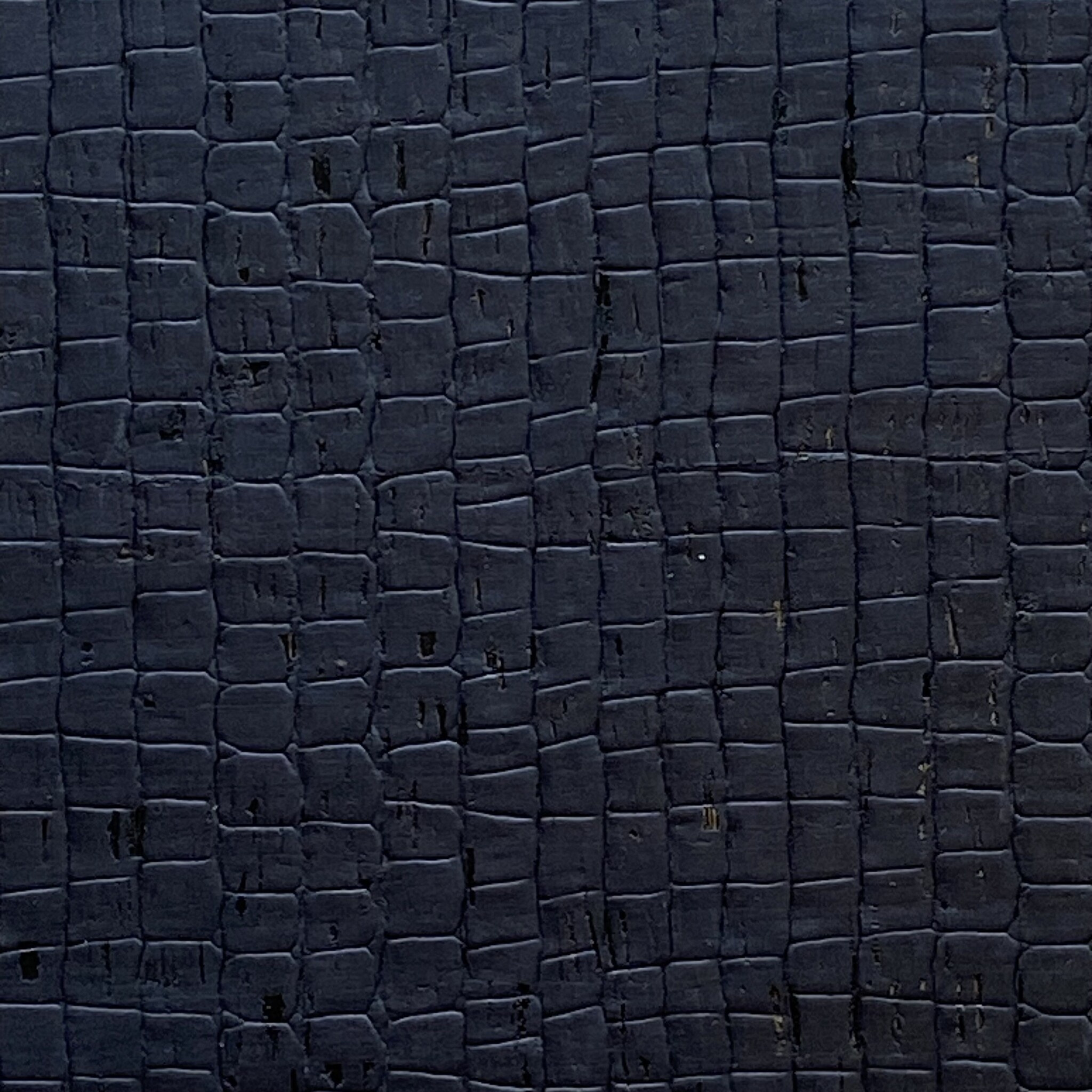 Korktextil - Krokodilschwarz - 50 x 70 cm
